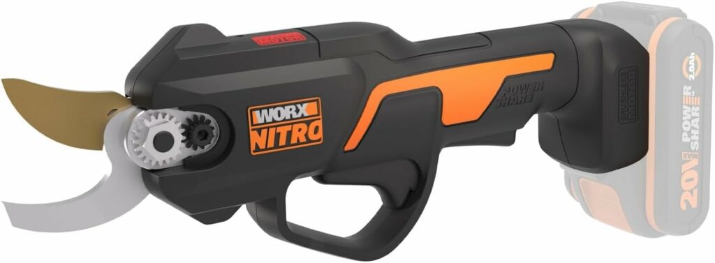 sécateur à batterie marque worx nitro