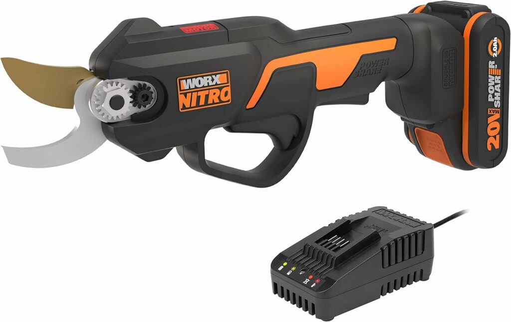 comparatif sécateur électrique 2024 worx nitro